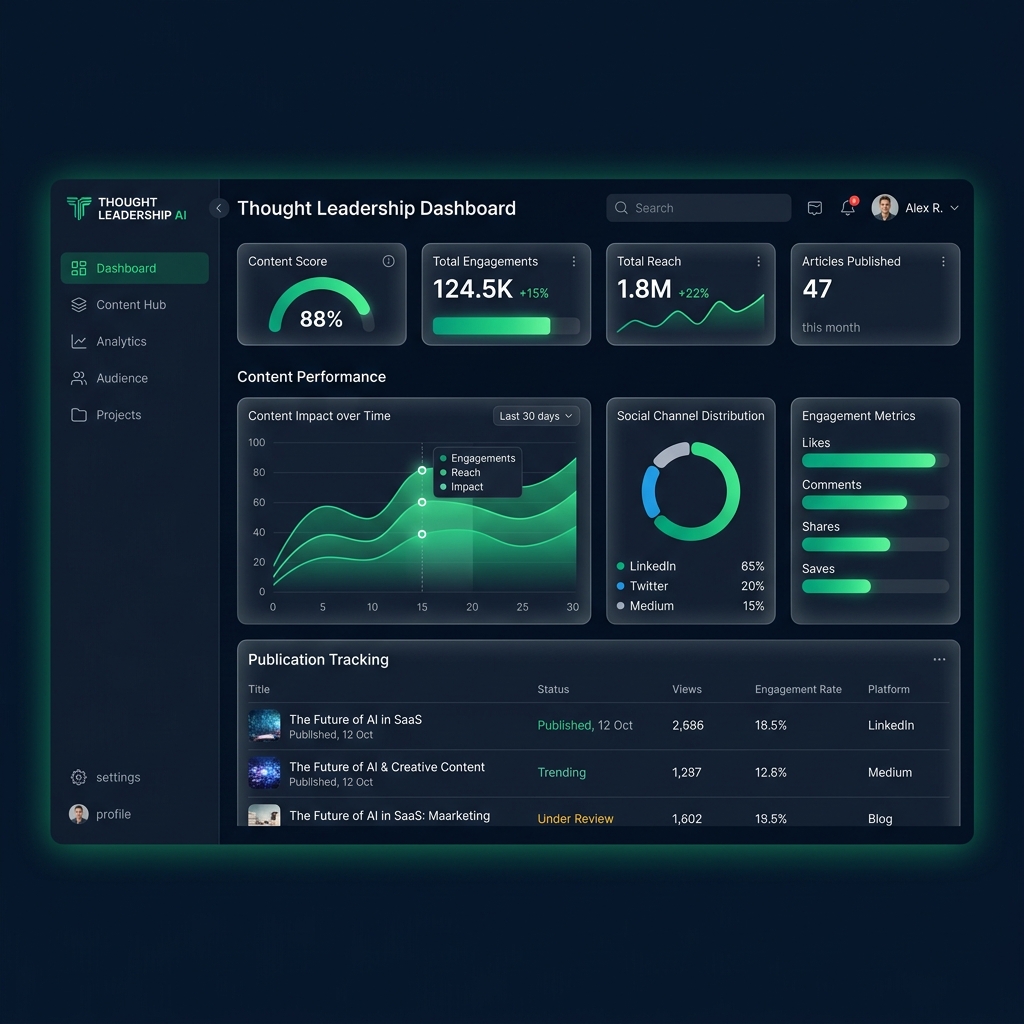 AI Thought Leadership & Creative Content Dashboard